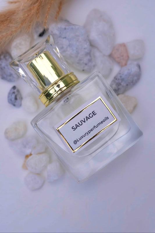 Our Version of Sauvage alcohol-free perfume oil bottle