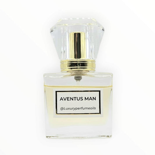 Aventus inspired alcohol-free perfume oil with pineapple and smoky birch notes