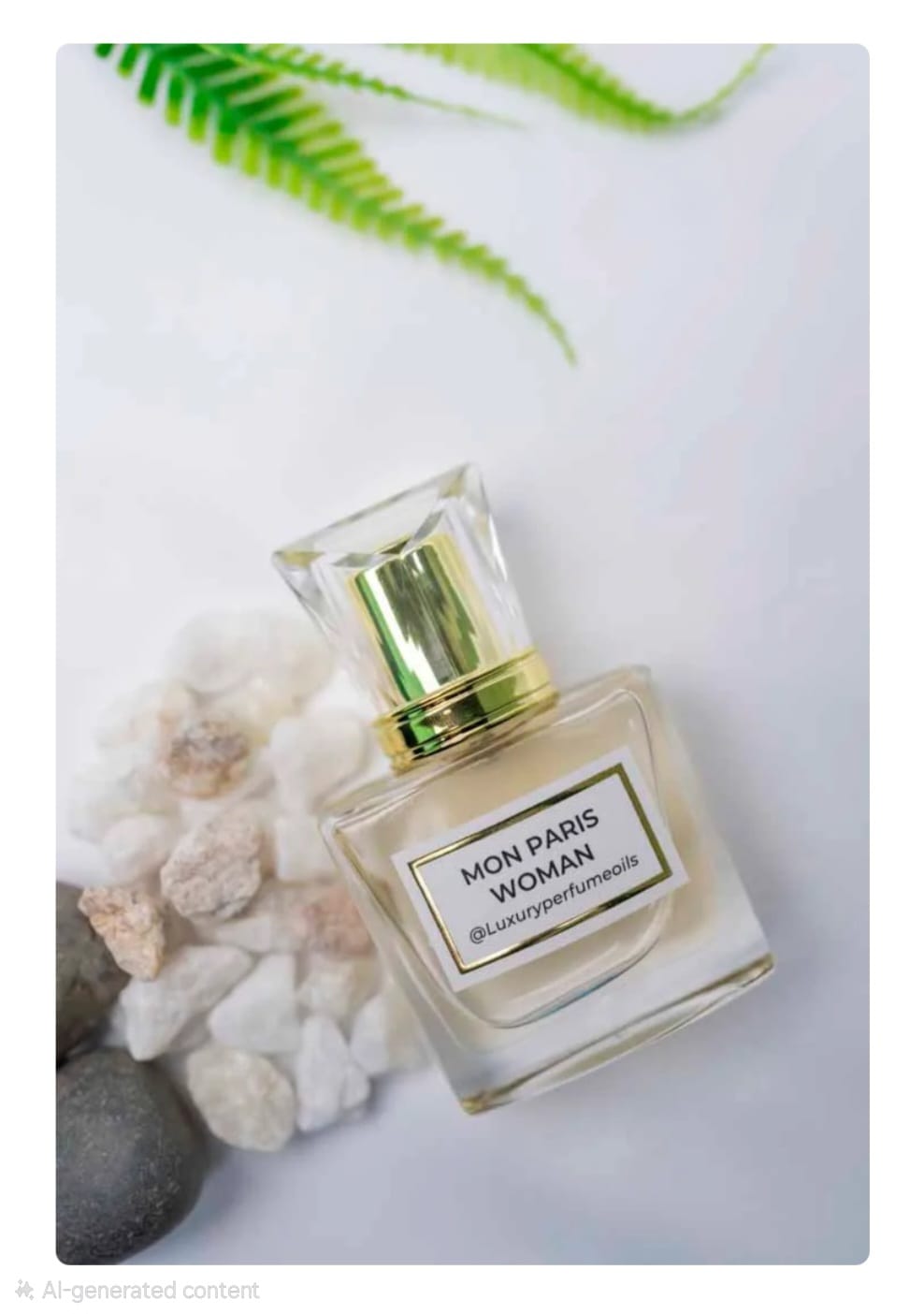 Our Version of Mon Paris Woman 20ml alcohol-free perfume oil bottle with chypre fruity fragrance featuring strawberry, raspberry, jasmine sambac, vanilla, white musk, and patchouli.